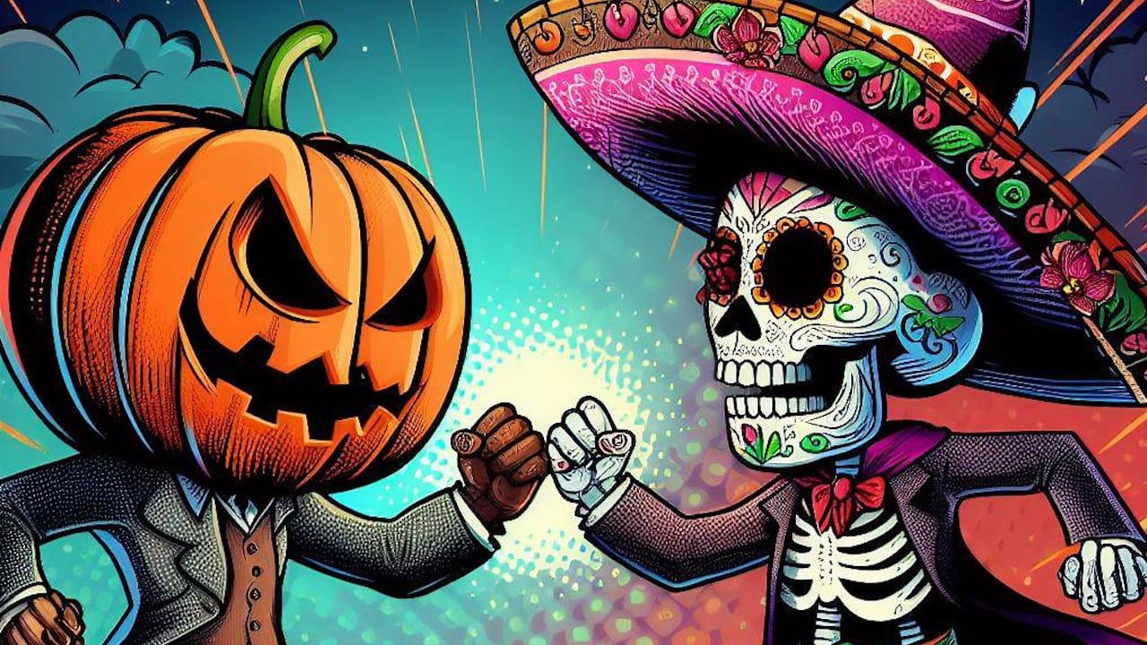 Diferencia entre Halloween y el Día de los Muertos